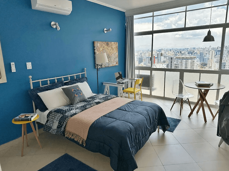 31° Andar: pôr do sol com AC + decor e conforto!