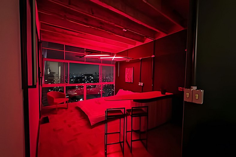 Vermelho neon @ Copan-26º andar